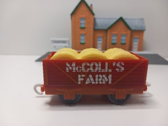 Thomas tåg vagn TrackMaster McColl's Farm Car Mattel Thomas och vännerna