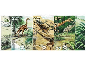 ISRAEL 2000 Mi 1576-1578 DINOSAURER **