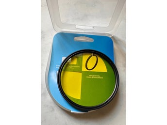 Gult filter, 72 mm, nytt i ask