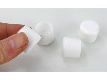 NYA! 4st Rörskydd VIT t AWAB LINDQVIST RÖRETS pall Stegpall rörfot plastfötter