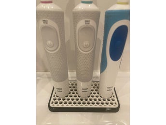 Tandborsthållare för 3 st Oral-B tandborstar