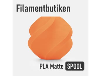 Bambu Lab PLA matte Filament Mandarin Orange - Spole