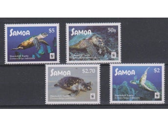 Samoa 2016 Sköldpaddor WWF 4v