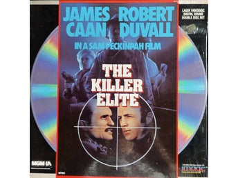 THE KILLER ELITE 1975 124 MIN 2-LD LASERDISC BEG PRIS 229 FRAKT 89