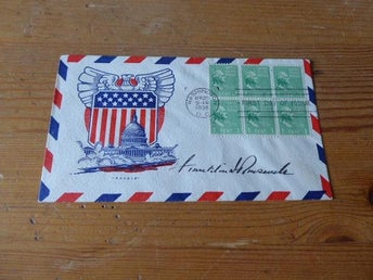 Franklin D. Roosevelt 1938 USA FDC