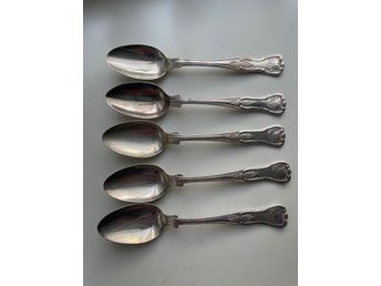 Skedar 5st Silverplätterade