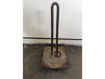 Äldre plättankare, 8kg.38-39 cm hög.