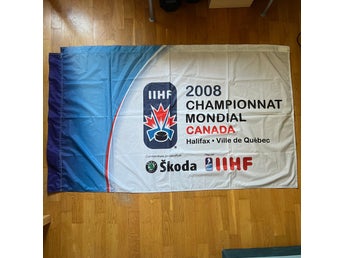 Hockey Stadiumflagga från IIHF Ishockey VM 2008 i Kanada