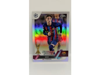 Refractor Topps Chrome Gavi Future Stars Fotbollskort