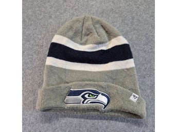 Seattle Seahawks NFL grå mössa, storlek ONE SIZE Amerikansk Fotboll
