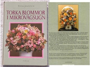 Torka blommor i mikrovågsugn