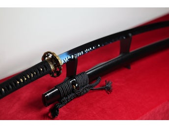 Katana Svärd T10 Stål I Blå Klinga