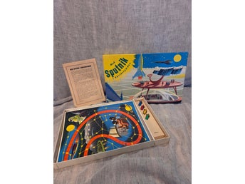 Retro Sputnik i Världsrymden brädspel