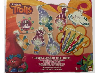 Trolls Färglampor - Dekorera dina egna ljusslingor!