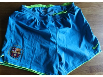 Matchshorts Barca blågröna stl S