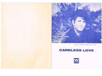 Schlagerklubben - Careless Love - Michael Landon - nothäfte 4 sidor