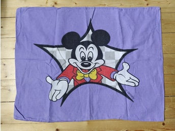 Musse Pigg - Disney - örngott - tyg - Vintage Retro