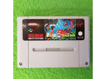 The Jungle Book SCN Super Nintendo SNES Super Nes djungelboken djunglebook