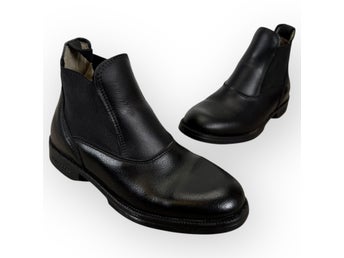 Decathlon Jodhpur Boots Skor Dam Storlek 36 Svart Läder Klassisk Ridsport