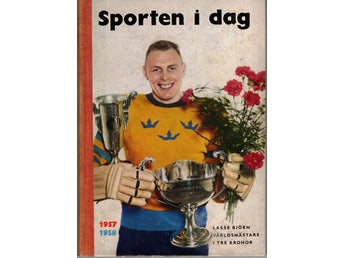 SPORTEN I DAG 1957-1958 LASSE BJÖRN hockey friidrott fotboll bordtennis mm.