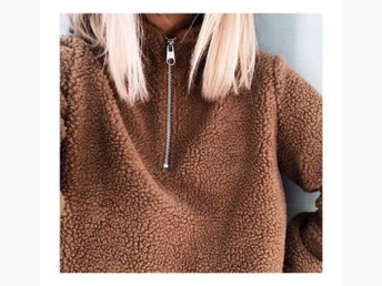 Mysig teddytröja tröja från Veromoda storlek L Mysig teddytröja tröja från Veromoda storlek L