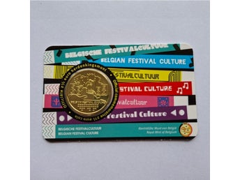 Belgien 2,5 euro 2023 Belgisk Festival Kultur [coincard]