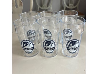 6 Falcon Export Ölglas 0,5L