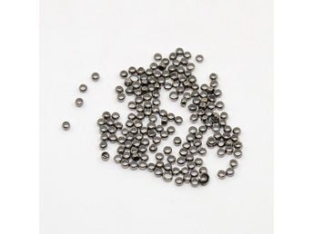 50-pack Klämpärlor 2mm Wireklämmor Crimp beads