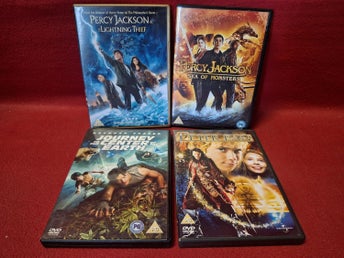 PERCY JACKSON LIGHTNING THIEF&SEA OF MONSTERS/JOURNEY TO CENTRE.../PETER PAN DVD