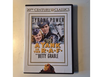 A Yank in the R.A.F. - Tyrone Power, Betty Grable - (DVD) 1931 *Svensk text*