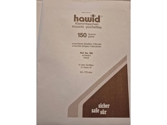 Hawid klämmfickor svarta 6x150gram