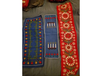 Juldukar Retro. 3 stycken.