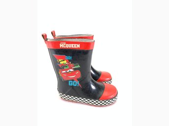 Disney, Gummistövlar, stl 25, Svart, Röd, Lightning MCqueen Disney, Gummistövlar, stl 25, Svart, Röd, Lightning MCqueen