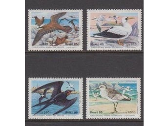 Brasilien, Mi 2122-25, Fåglar, xx