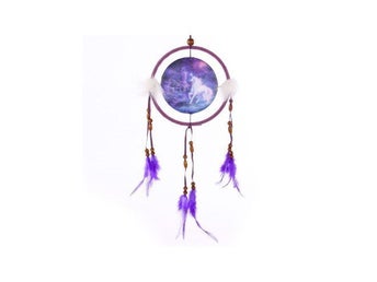 1 x Lisa Parker - drömfångare / dreamcatcher dream catcher /enhörning /unicorn