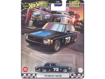 Volvo 142 GL 1973 svart - Hot Wheels Boulevard