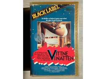 Vittne i natten / Svensk hyrfilm / VHS