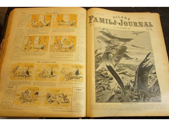 Allers Familj-Journal 1914 Inbunden Nr. 1-52. Första världskriget. HISTORIA KRIG