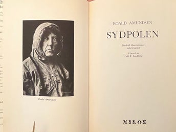 ”Sydpolen” av Roald Amundsen *polarlitteratur* *arktisk litteratur* arctica