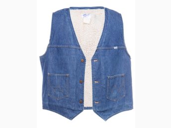 wrangler shearling denim jacket