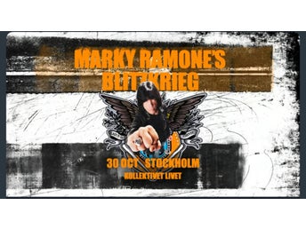 1 biljett till Marky Ramone på Kollektivet Livet i Stockholm