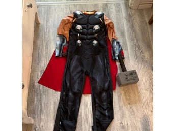 Thor Maskeraddräkt med hammare 122/128