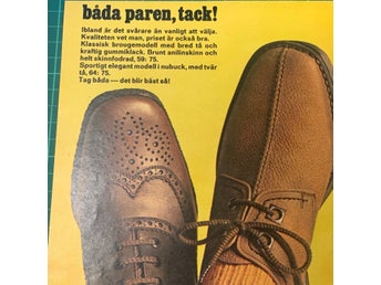Retro-annons ”Domus - Klassisk brougemodell” från 1967