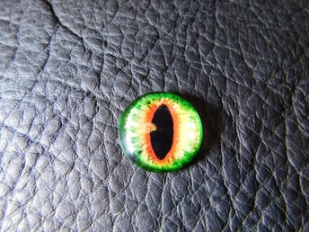 Draköga Glas Dragon Eye Capochon D.I.Y No 8 ( 30 mm )