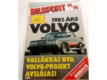 Bilsport 14/15 1981 Volvo