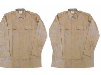 Oanvända militärskjortor M/61 storlek 42