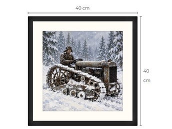 Fordson traktor Art print tavla Limited Edition