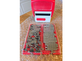 COLOP L30 typtryckeri + Stamp Line stämpel – bokstäver & siffror