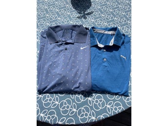 Golf Pikétröjor från Nike och Puma strl XL