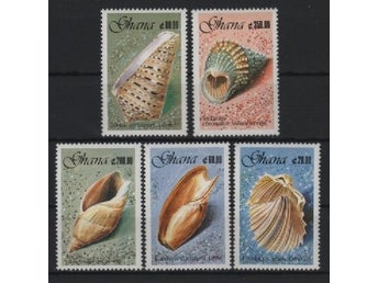 Ghana 1990 Snäckor 5v